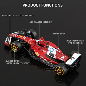 Bburago F1 SF-25 RB21 MCL39 1:64 Modelo de Vehículo de Aleación Fundida a Presión, Coche de Fórmula Redbull, Modelo de Coche de Carreras Bburago - Product Image 2
