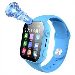 Bracelet de montre intelligente en silicone bleu avec boucle en acier inoxydable, bracelet de remplacement réglable pour montre intelligente - Product Image 1