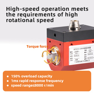 20Nm Square Driver Rotating <strong>Torque</strong> Measuring Dynamic <strong>Rotary</strong> Torsion <strong>Transducer</strong> Contact Shaft 0.2% Accuracy 150% Overload - Product Image 3