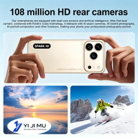 Smartphone TECON Deca Core 7,3 pouces 144 Hz, appareil photo 108 MP, charge rapide 60 W, Android 16 5G