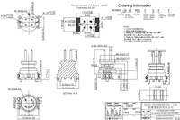 Connecteur mâle M12 4 broches SMT - Prise circulaire haute profil à montage sur circuit imprimé, code A