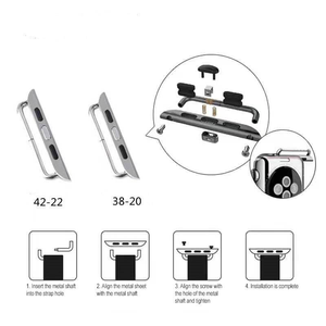 Connettori in Acciaio Inossidabile di Alta Qualità Win-Win per <span class=keywords><strong>Apple</strong></span> <span class=keywords><strong>Watch</strong></span> Ultra 2 Serie 10 <span class=keywords><strong>9</strong></span> - Product Image 3