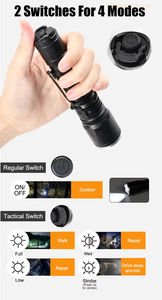 Brightenlux XHP50 usb-фонарик с зумом на заказ Taschenlampe супер яркий мощный перезаряжаемый светодиодный фонарик высокой мощности - Product Image 4