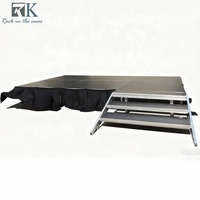 Scène modulaire en aluminium pour événements en plein air, scène de podium pour concerts, églises, structures de scène