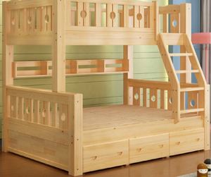 <span class=keywords><strong>Lit</strong></span> superposé en bois massif YQ JENMW pour adultes et enfants, <span class=keywords><strong>lit</strong></span> haut et <span class=keywords><strong>bas</strong></span> - Product Image 4
