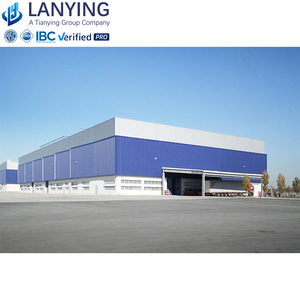 Tùy chỉnh thiết kế khung kim loại không gian lớn đúc sẵn Kết Cấu Thép nhà kho hội thảo - Product Image 3