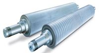 Rouleau ondulé de haute précision avec cannelure en acier au chrome dur A B C E F G