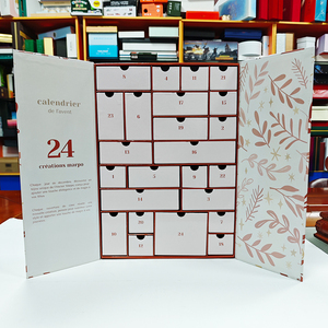Luxury Custom Logo <strong>Christmas</strong> <strong>Dog</strong> Advent Calendar Pet Holiday Countdown 24 Days Rigid Cardboard Toy Treats Packaging Box - Product Image 2