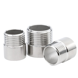 Eight Directions 304 Stainless Steel Male Threaded Pipe Plug 1/2 3/4 1 Inch For Water Pipe Fittings - Product Image 1