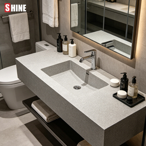 Tablero de Partículas de Cuarzo de Color Sólido Resistente a las Manchas, Encimera Moderna de Gran Formato para Mesa de Cocina, Embalaje a Prueba de Golpes, 5 Años de Garantía - Product Image 3