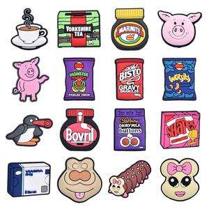 2025 nuevos encantos de zuecos de cartón DISEÑO DE Inglaterra zapatos encanto para decoración de zapatos <span class=keywords><strong>Mamamia</strong></span> música zapato encanto - Product Image 6