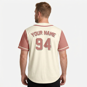 Conjunto de Camiseta y Pantalones Cortos de Béisbol - Nombre y Número Impresos Personalizados - Ropa Deportiva Unisex para Equipos - Transpirable y de Secado Rápido - Diseño Rojo - Product Image 4