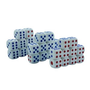 Bán Sỉ Xúc Xắc 6 Mặt Tùy Chỉnh Hình Vuông Acrylic Có Góc Tròn 10 12 14 16 18 19 20Mm Với Chấm Đỏ 1 Và Chấm 4 Cho Sòng Bạc - Product Image 4
