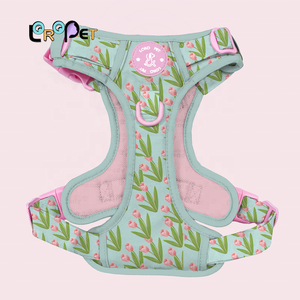 Bestseller Luxus & Mode Pet Supply Nylon Oxford Hunde geschirr mit reflektieren den Eigenschaften Verstellbarer Komfort Hunde halsband Leine - Product Image 1