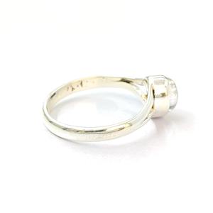 Bague en pierre de lune, argent sterling 925, bague en pierre précieuse, bague en pierre de lune réglable, collection artisanale, bagues fines, bijoux en argent, prix de gros - Product Image 6