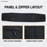Sac banane de course ergonomique à suspension cinétique, étanchéité absolue, matrice polymère, logo personnalisé OEM, pour endurance et expéditions