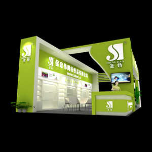 Stand personnalisé personnalisé de 10x20 pieds pour l'alimentation Finance Logistique Cosmétiques Expositions commerciales Montage <span class=keywords><strong>facile</strong></span> Affichage extérieur - Product Image 2