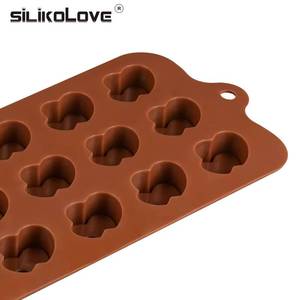 Molde de Silicona para Decoración de Pasteles de Chocolate en Forma de Corazón con 15 Cavidades - Product Image 4