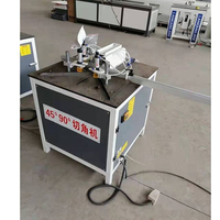 Scie à onglet professionnelle de précision pour atelier industriel, coupe à 45 et 90 degrés, pour profilés aluminium et coins de fenêtres