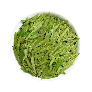 Nhà máy sản xuất khác nhau hữu cơ rồng welll màu xanh lá cây longjing lá trà
