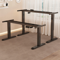 Prix abordable, bureau debout ergonomique en acier durable et contemporain, cadre de bureau réglable électriquement