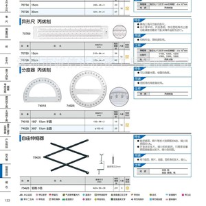 Règle pliante Shinwa 75745 75746, ruban à mesurer métrique en plastique, portable, haute précision - Product Image 1