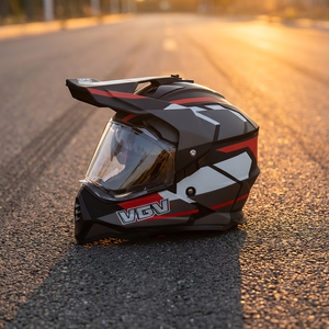 Casco <span class=keywords><strong>da</strong></span> Moto Personalizzabile Certificato ECE/DOT/3C per Avventure All'aperto, Premium e Confortevole in ABS/Fibra di Carbonio - Product Image 2