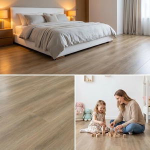 Plancher en bois <span class=keywords><strong>stratifié</strong></span> haute brillance 10 mm, finition miroir, qualité ENF, résistant à l'eau, chêne, usine de fabrication de parquet - Product Image 6