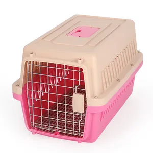 Pet Cages Carriers Airline Carrier Box for cat and dog teddy bear dog Pet Transport Carrying Box