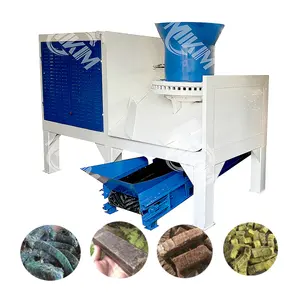 Machine à briqueter la sciure de bois herbe briquette faisant la compresse biomasse déchets en plastique alimentation animale briquette machine à vendre
