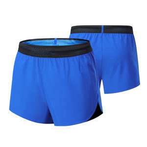 Pantalones cortos para correr para hombre estirables de secado rápido para actividades al aire libre con tiras reflectantes - Product Image 4