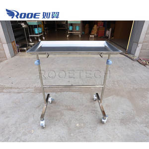 BSS001 चिकित्सा ऑपरेटिंग कमरे में साधन स्टेनलेस स्टील सर्जिकल मेयो टेबल ट्राली - Product Image 2