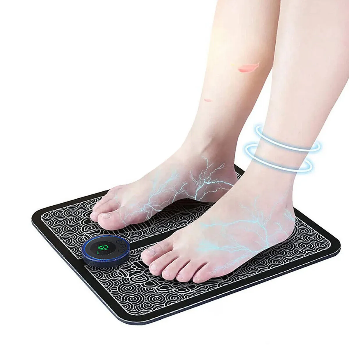 Tapis de Massage des pieds Portable, usine, vente en gros, Micro courant, Machine de thérapie des pieds EMS masseur des pieds