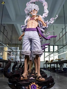 Estatua de Luffy de One Piece a Tamaño Real, Gear 5, Dios del Sol Nika, Figura de Anime, Escultura de Resina <span class=keywords><strong>para</strong></span> Coleccionistas, Decoración de <span class=keywords><strong>Cine</strong></span> en Casa - Product Image 1