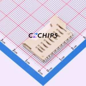 SD-0500-P SD Card / Memory Card Connector SMD Connector Plug-In Type Standard SD Card Card Holder - Product Image 2