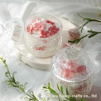 Bougie parfumée en verre « Romance des fleurs de pêcher » – 1 mèche, 12-24 heures de combustion, pour une atmosphère fraîche et raffinée – Zhejiang