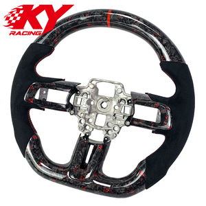 Volant sport racing en fibre de carbone forgée sur mesure pour Ford Mustang S550 GT350 500 Shelby 2015-2023 - Product Image 2
