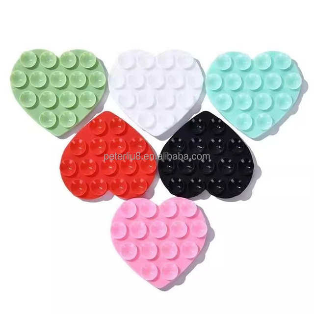 Customized Strong Double Side Silicone Suction Cup Phone Mount Waterproof Hands-Free Phone Holder with Suction Pad