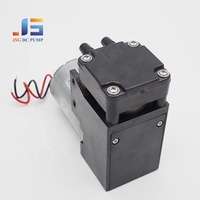 Pompe Distributrice de Gaz Haute Pression 40 L/M 12V DC à Moteur Brushless Sans Huile, Débit Élevé, Structure à Piston à Membrane EPDM, Aspiration Air/Gaz