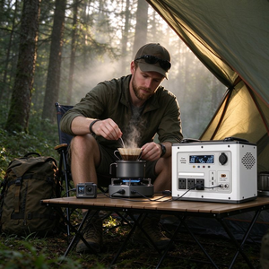 Centrale Électrique Portable OEM 600W 580Wh, Générateur Solaire à Onde Sinusoïdale Pure pour Camping, VR, Voyage et Usage Domestique, Alimentation de Secours 220V - Product Image 4