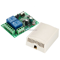 AC110V-220V deux récepteurs de commutateur de télécommande sans fil Module de commande d'éclairage intelligent 433Mhz