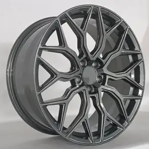 Bóng Sáng Tối Sâu Súng Kim Loại Grey G63 Monoblock Vành Xe Rim 19 Inch 5X114.3 Giả Mạo Cho Bán Buôn Bánh Xe Hf-2 5x112