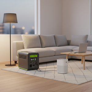 Portable RV Emergency Backup Power Station with <strong>Solar</strong> Charging for <strong>Outdoor</strong> Travel <strong>Lighting</strong> and Vehicle Refrigerator Charging - Product Image 1