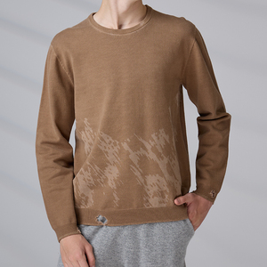 Custom ODM 100% Cotton Hip Hop Style Streetwear Knitwear Crew Neck Men <b>Pullover</b> <b>Sweater</b> - Product Image 6