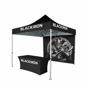 <span class=keywords><strong>Tente</strong></span> de promotion pop-up à cadre en aluminium, double couche, imperméable, 10x10, personnalisable, en polyester Oxford, pour la publicité, les salons professionnels et les événements - Product Image 1