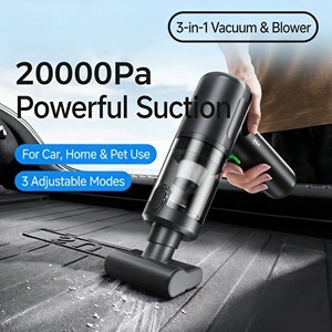 Máy hút bụi cầm tay không dây ABS di động, sạc USB, động cơ không chổi than, lực hút mạnh, tích hợp chức năng thổi hút - Product Image 5