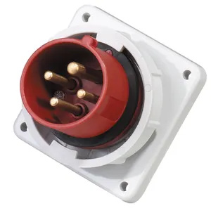 CHENF IEC/CEE industrial plug IP67 4pin 63a/125a 400V 50/60hz panel mounted plug and socket waterproof plug