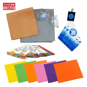 Customized Glasses Cloth Cleaner Eyeglass Cleaner With Microfiber Cloth Microfiber Eyeglasses Cleaning Cloth