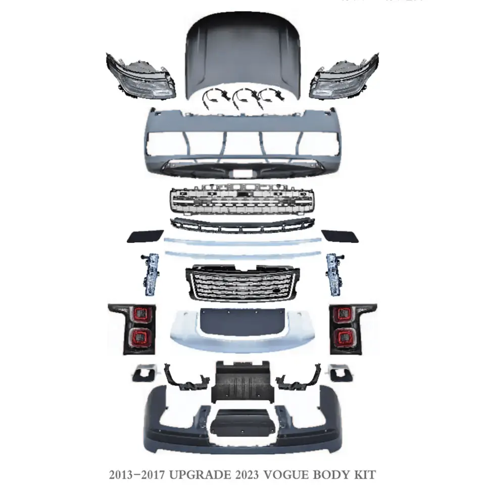 HW bemper mobil model 2023, bemper mobil performa tinggi I405 13-17 pembaruan Ke terbaru untuk Range Rover Vogue 2013-2017