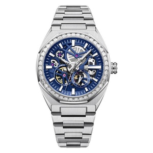 BG8801 <b>Watch</b> Valentine's Day Gift for Boyfriend German Automatic Skeleton <b>Mechanical</b> Luminous Business Men's <b>Watch</b> - Product Image 1